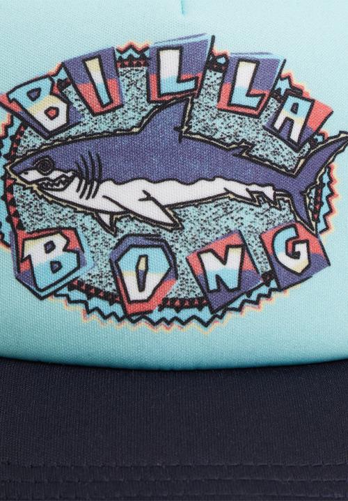 Billabong  - Sharky trucker cap - light blue & navy 