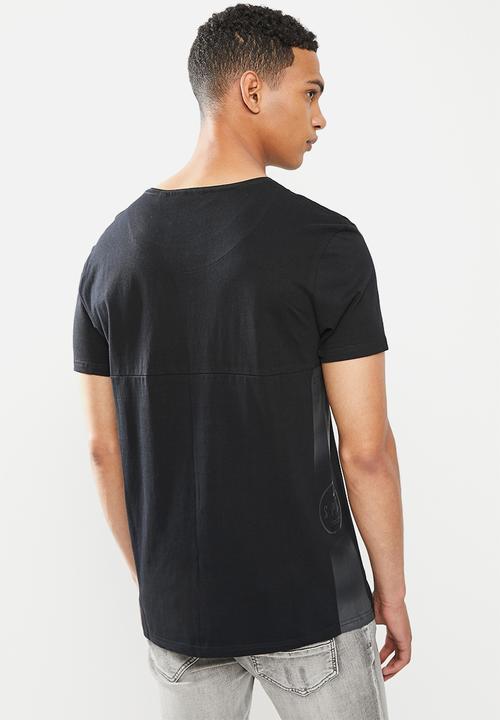 S.P.C.C - Kirsch regular fit straight hem tee - black
