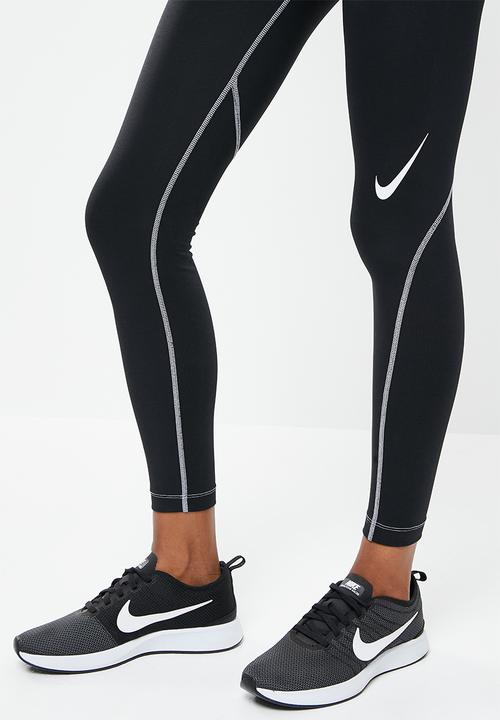 Nike - Nsw swoosh gx hr legging - black & white