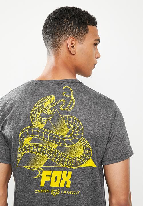 Fox - Tread lighlty short sleeve tee - heather black