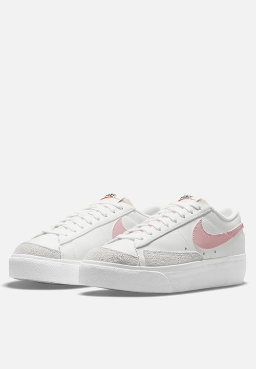 Nike - Blazer low platform - white/pink glaze-summit white-black