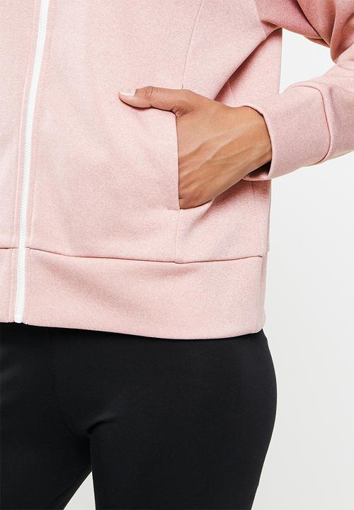 New Balance  - Relentless fleece full zip print - pink