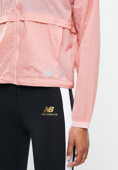 New Balance  - Impact run light packable jacket - pink