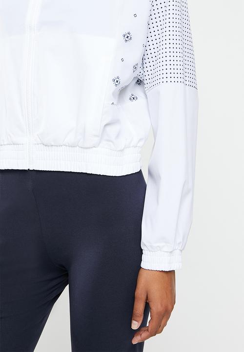 New Balance  - Achiever wind jacket - white