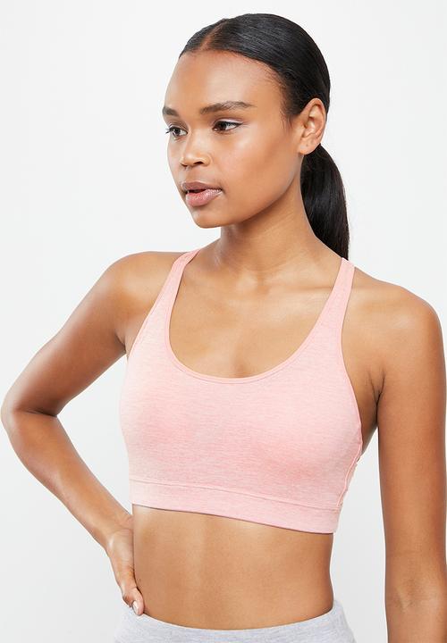 New Balance  - Nb hero bra heather - pink 
