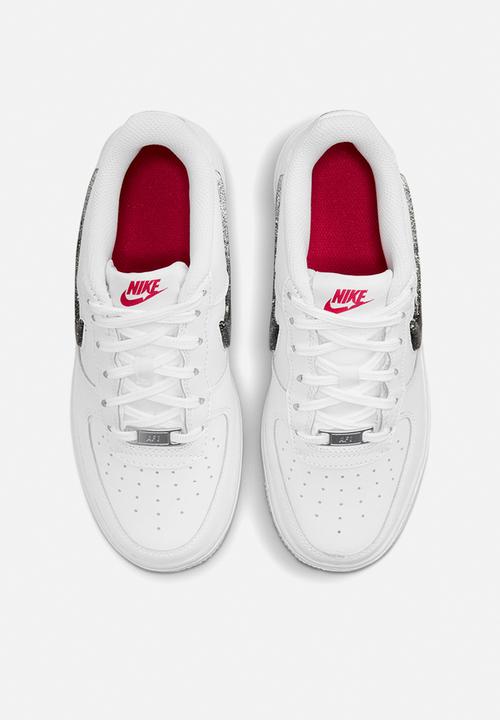 Nike - Nike air force 1 lv8 - white/black-very berry-metallic silver