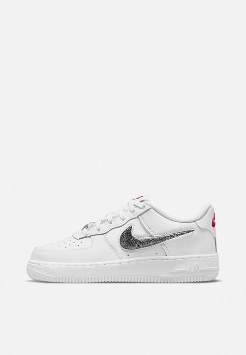 Nike - Nike air force 1 lv8 - white/black-very berry-metallic silver