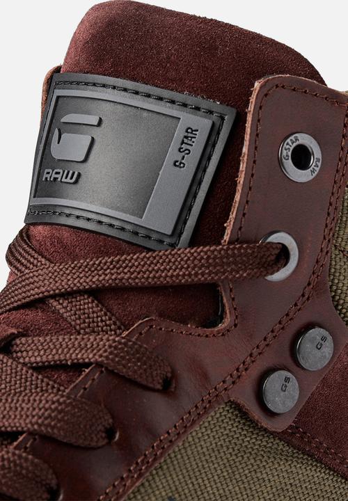 G-STAR - Ravond mid blk m 5296 - brown 