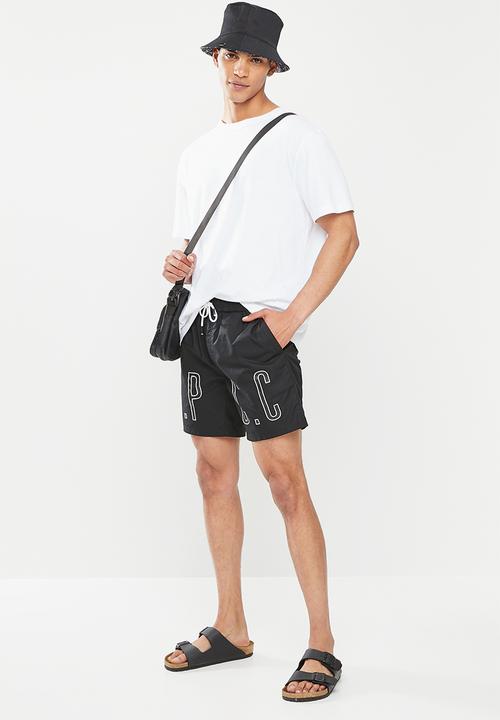 S.P.C.C - Madsen regular fit elasticated shorts - black