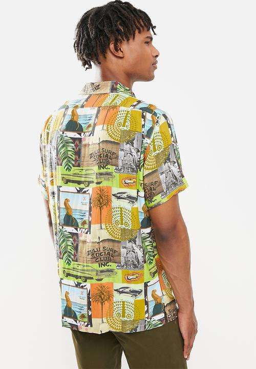 Holmes Bro's - Wild life short sleeve shirt - multi 