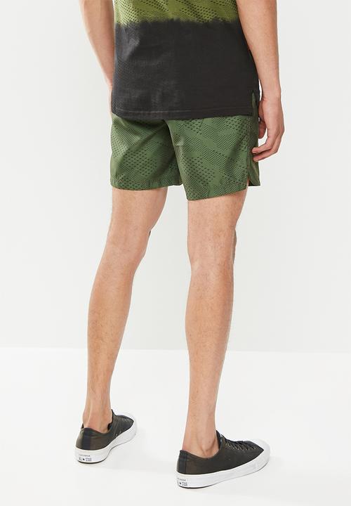 S.P.C.C - Dwight regular fit elasticated shorts - green 