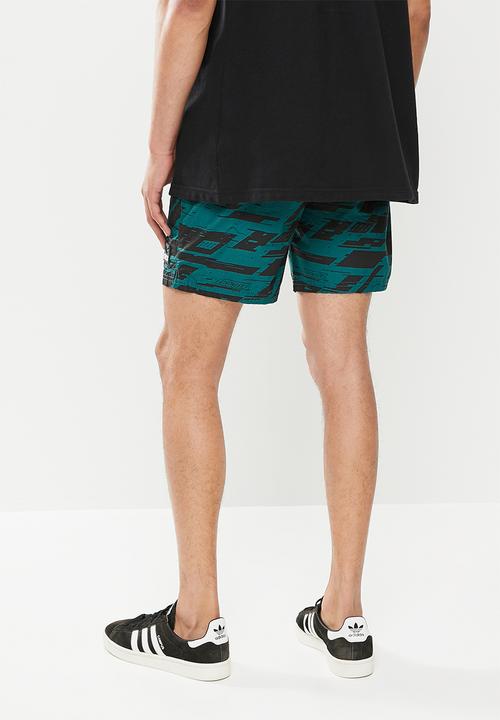 S.P.C.C - Gaudin regular fit elasticated shorts - blue & black 