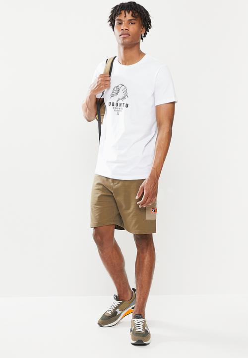 Holmes Bro's - Cargo fleece short - brown