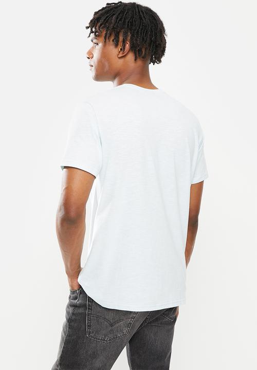 Holmes Bro's - Cheetah rock short sleeve tee - light blue