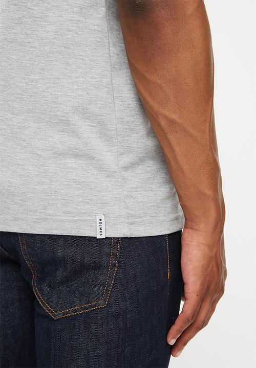 Holmes Bro's - Happy days short sleeve tee - grey