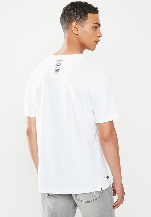 S.P.C.C - Grenier relaxed fit straight hem tee -  white