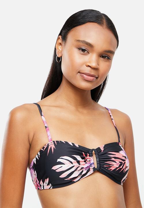 Volcom - You da palm bikini - pink & black