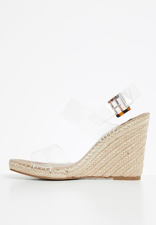 Steve Madden - Uri wedge - clear