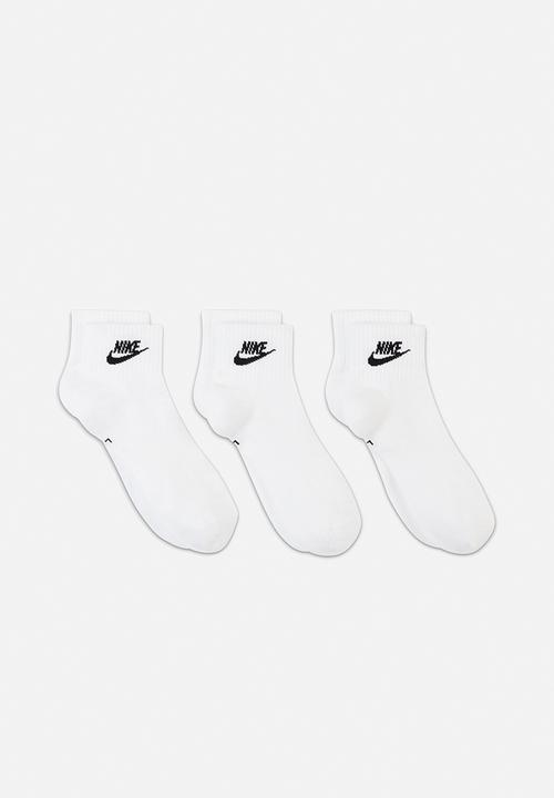 Nike - Nike everyday essential 3 pack socks - white/black
