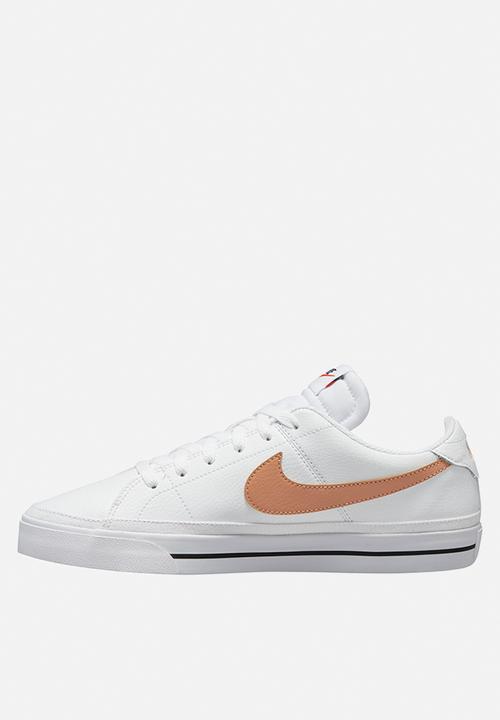 Nike - Court legacy - white/lt cognac-black-gum light brown