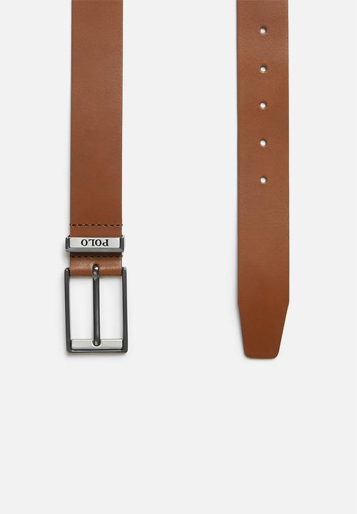 POLO - Enzo leather belt - tan