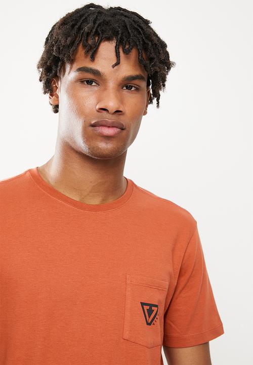 Vissla  - Established premium pkt tee - rust