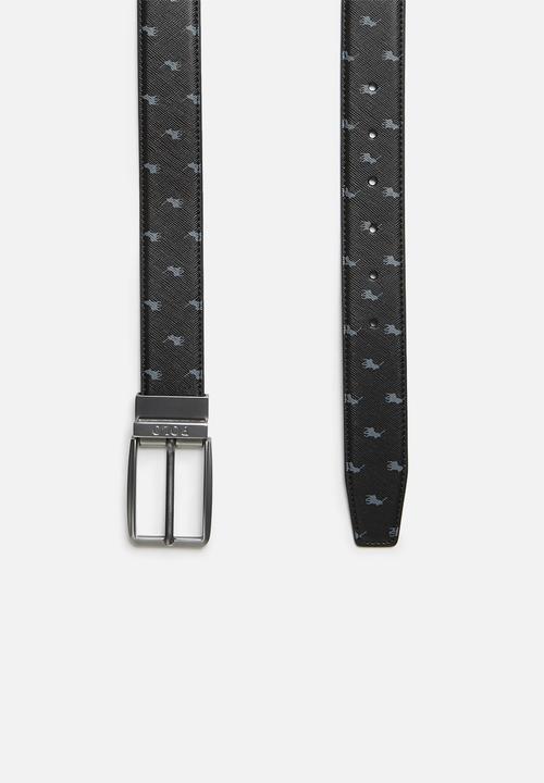 POLO - Dakota reversible belt -black