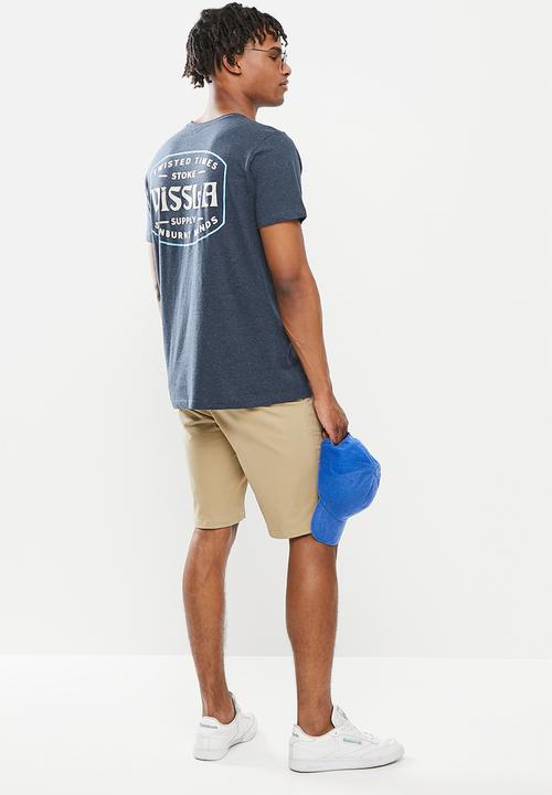 Vissla  - Manuscript tee - navy