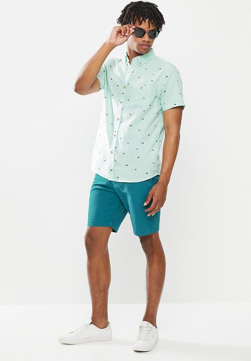 Vissla  - Wake up call eco short sleeve shirt - light blue