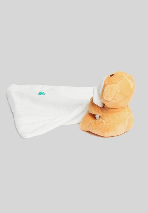 Pop Candy - Soft toy blanket - white &  beige