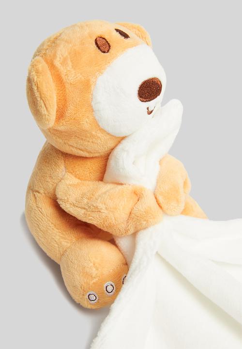 Pop Candy - Soft toy blanket - white &  beige