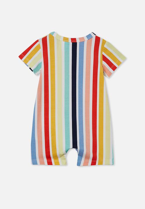 Cotton On - The short sleeve romper - holly jolly