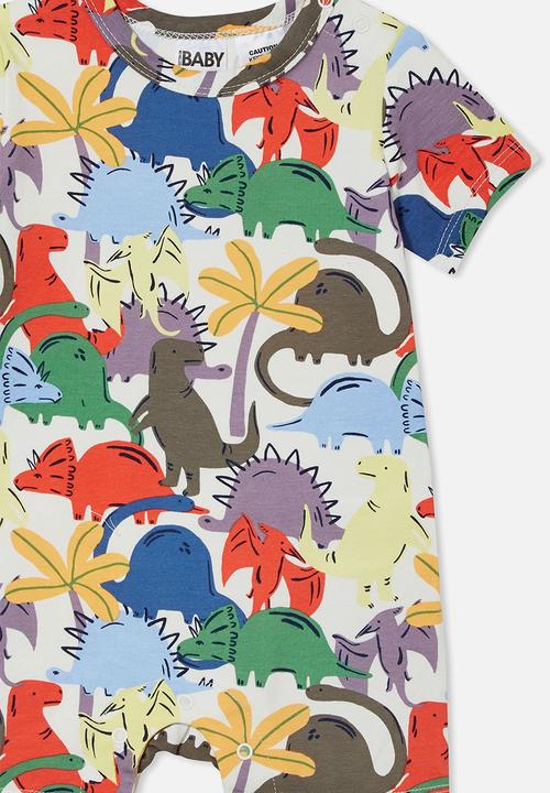 Cotton On - The short sleeve romper - daisy yellow