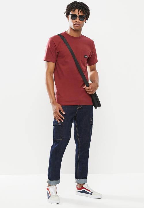 Vans - Woven patch pocket m - burgundy 