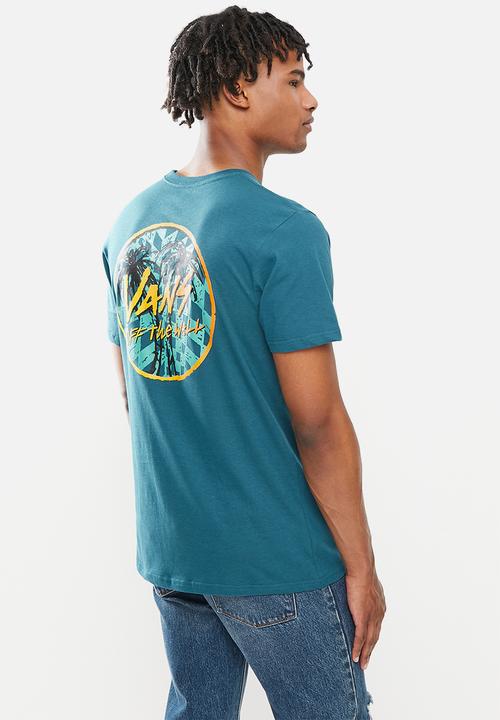 Vans - Sketched palms short sleeve - blue