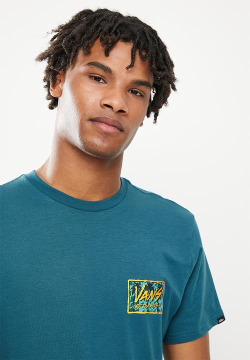 Vans - Sketched palms short sleeve - blue