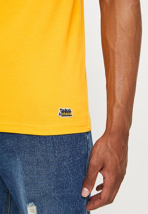Vans - Take a stand box short sleeve tee - yellow