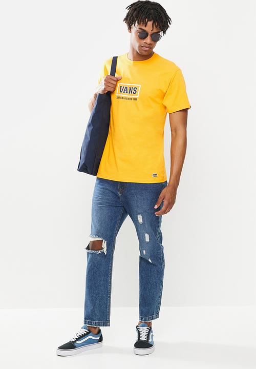 Vans - Take a stand box short sleeve tee - yellow