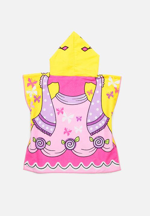 Pop Candy - Girls hooded beach towel - multi