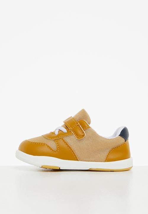 Pop Candy - Baby boys sneaker shoe - tan
