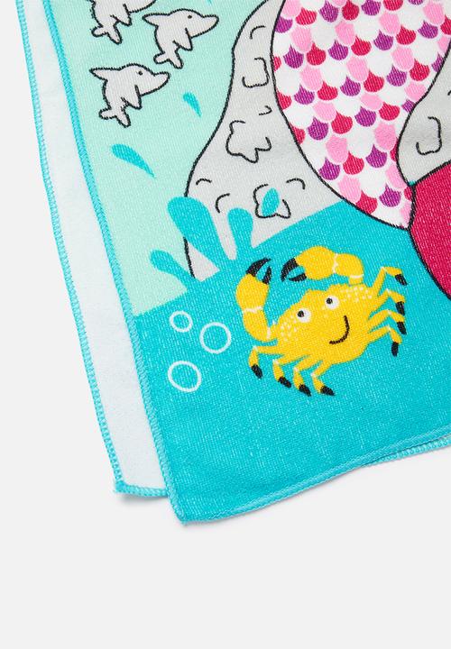 Pop Candy - Mermaid hooded beach towel - multi