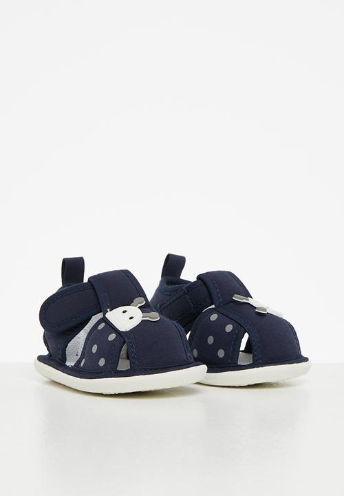 Pop Candy - Baby boys pram sandal - navy