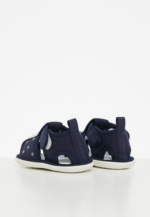 Pop Candy - Baby boys pram sandal - navy