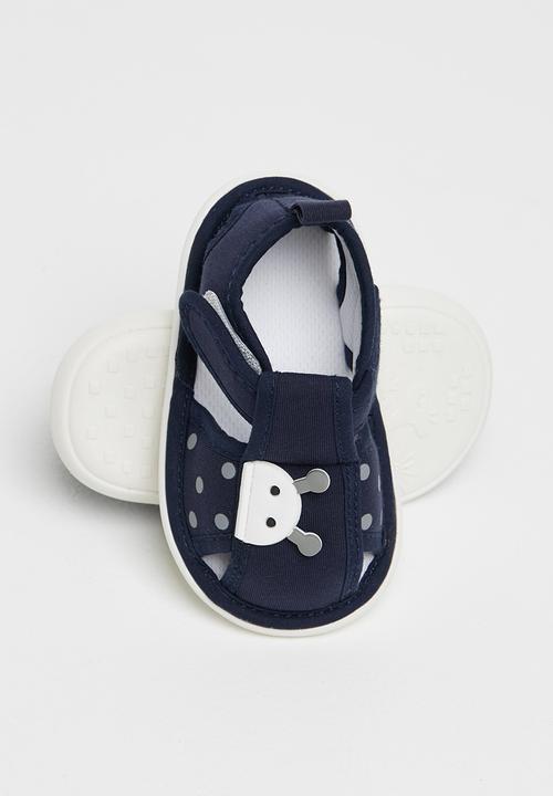 Pop Candy - Baby boys pram sandal - navy