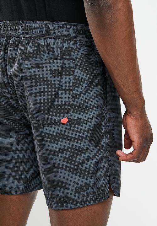 S.P.C.C - Carrol regular fit elasticated shorts - charcoal