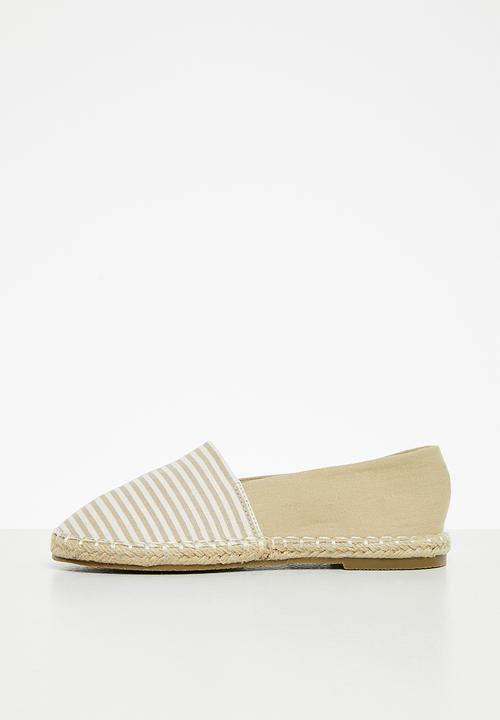 POLO - Girls edith canvas espadrille - stone