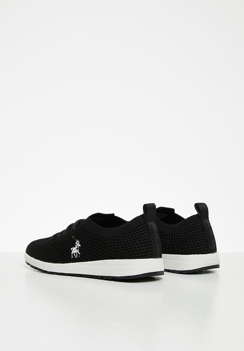 POLO - Boys justin athleisure knit sneaker - black