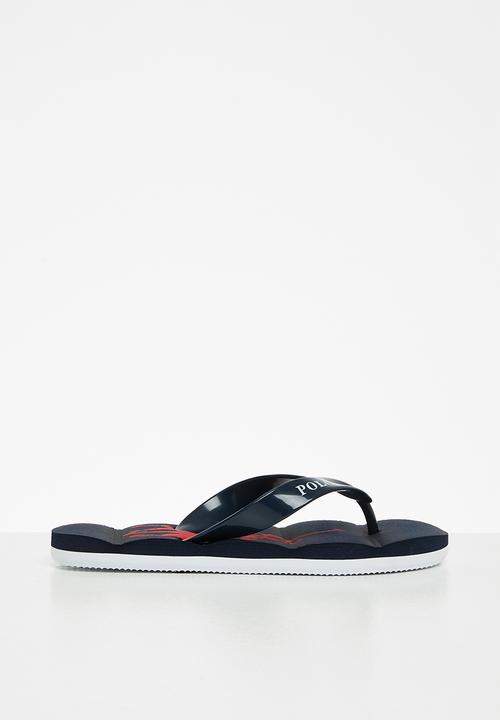 POLO - Boys calvin big pony flip flop - navy
