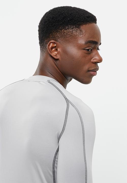 basicthread - Slim fit long sleeve top - grey