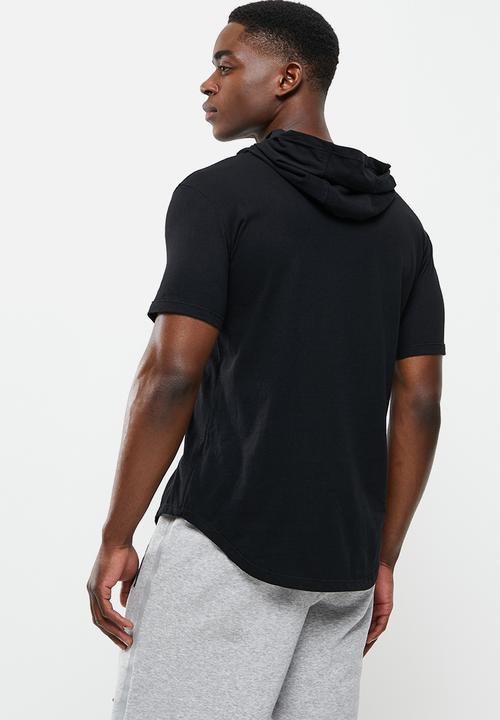 basicthread - Active hoodie tee - black
